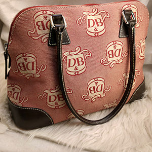 Authentic Dooney & Bourke Purse Handbag Red Large